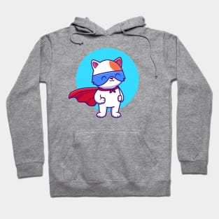 Cute Cat SuperHero Hoodie